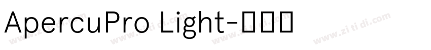 ApercuPro Light字体转换 ApercuPro Light字体转换